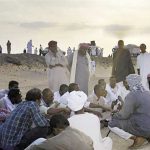 جانب من اعتصام النوبيين-ارشيفيه